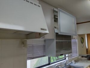 神奈川のキッチン取付け隊　電動昇降乾燥機の取替　施工後